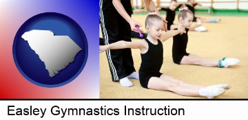 gymnastics training in Easley, SC